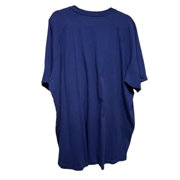 Ariat Rebar Mens T-Shirt Cotton Strong Raglan Short Sleeve Pocket Tee XXL Blue - Picture 2 of 8